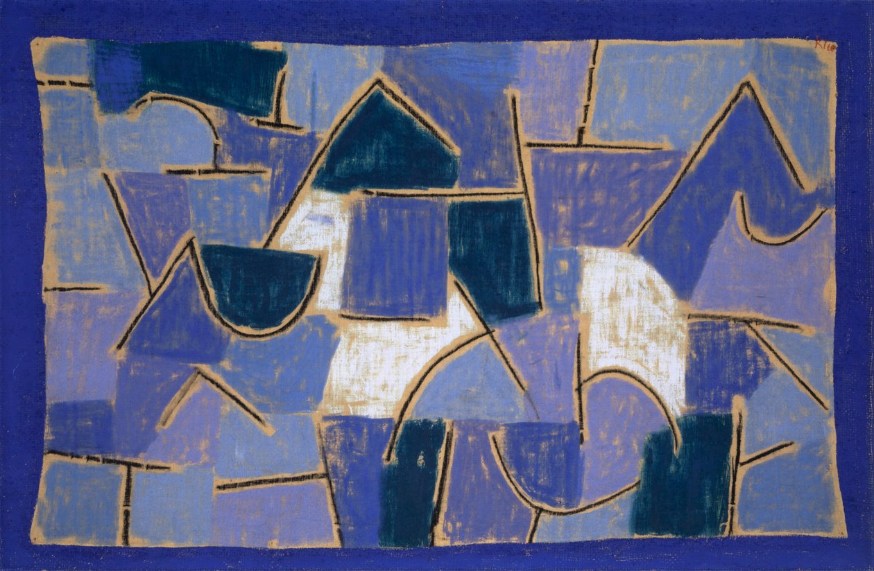 Modrá noc od Paul Klee