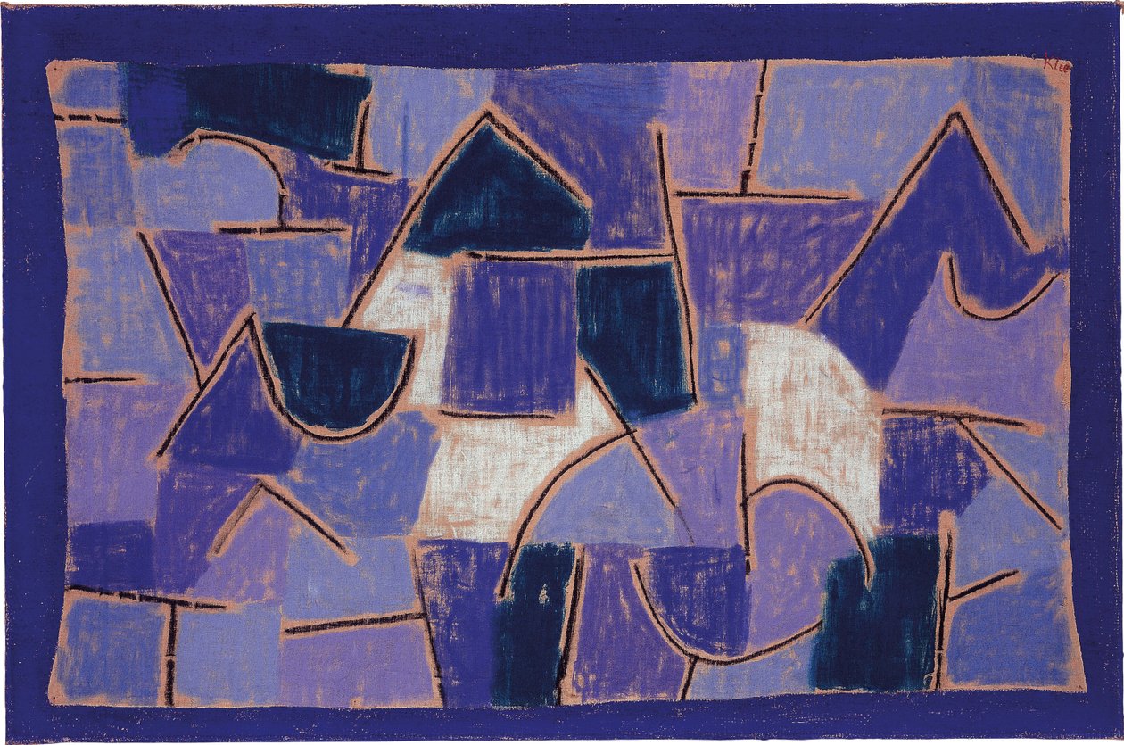Modrá noc, 1932. od Paul Klee