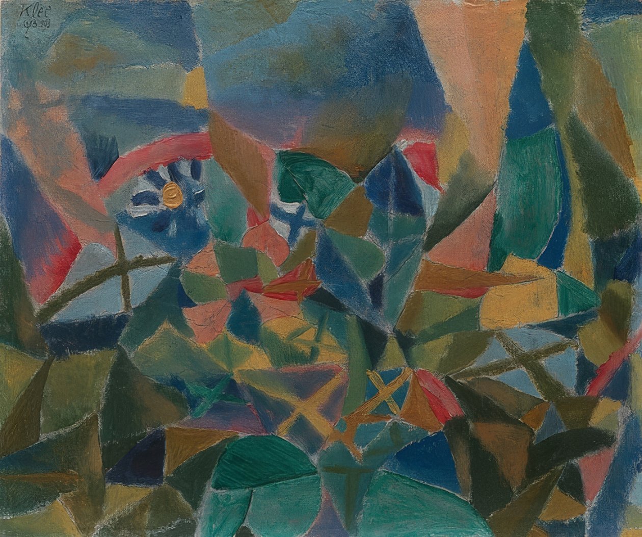 Záhon. 1913 od Paul Klee