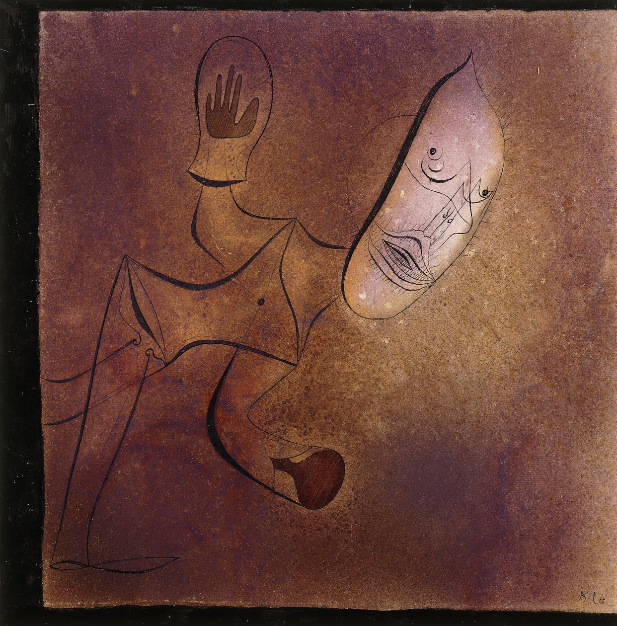 Brutální Pierrot; Brutální Pierrot od Paul Klee