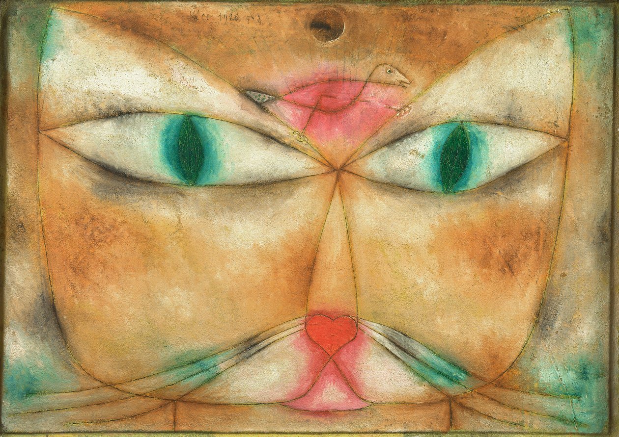 Kočka a pták od Paul Klee