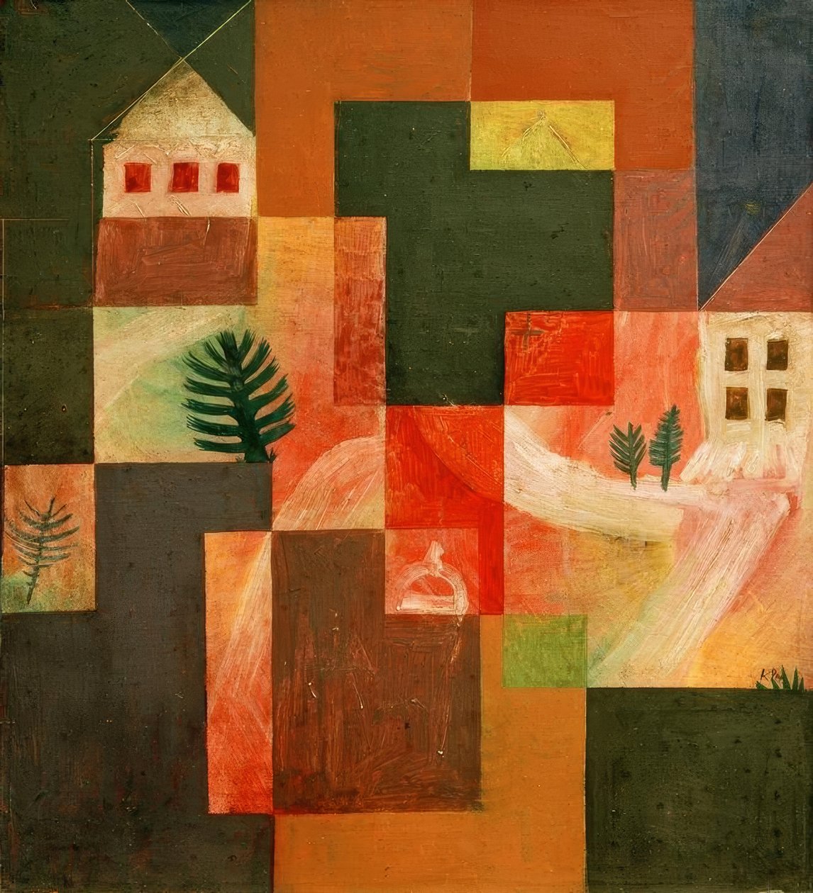Chorál a krajina od Paul Klee