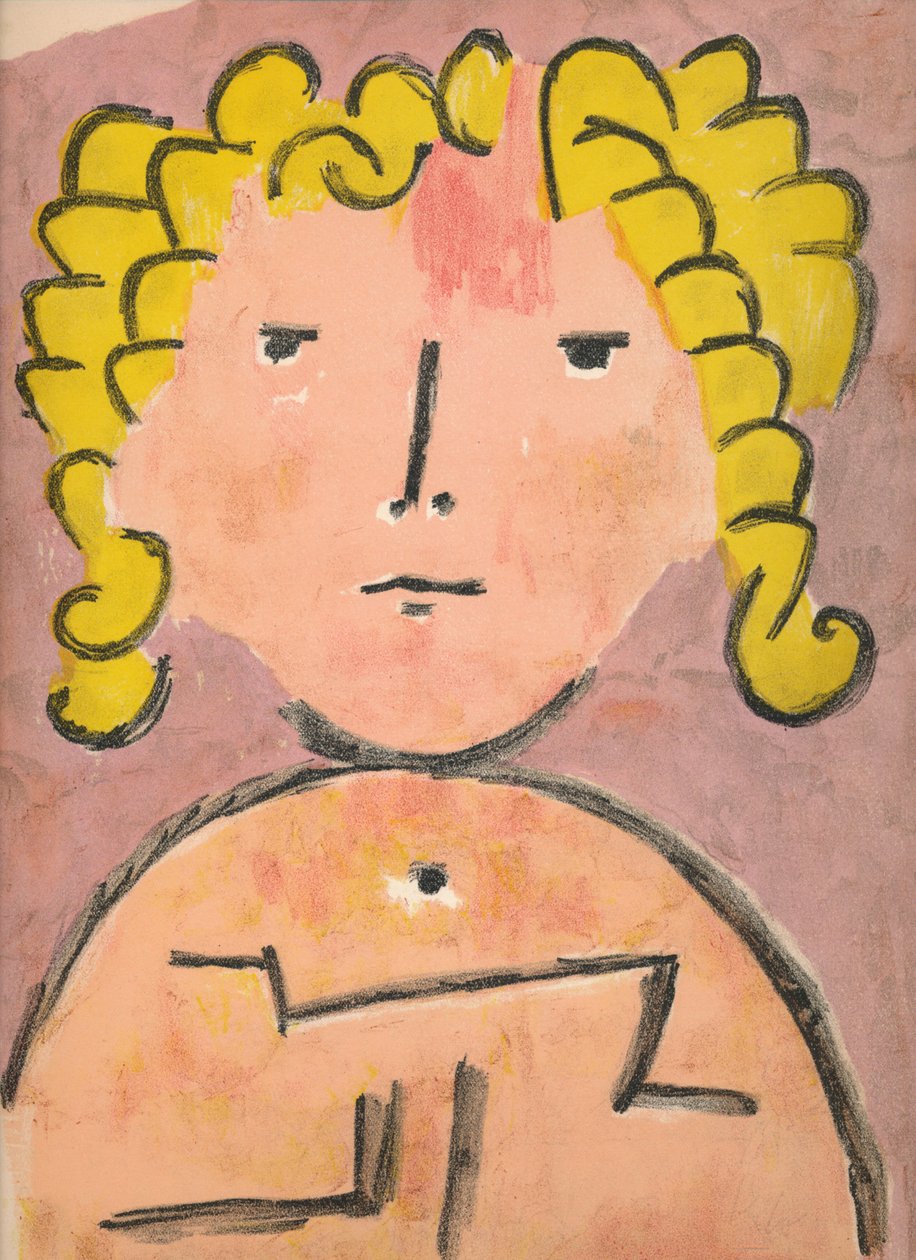 Chytré dítě Kluges Kind, 1937, 1939 od Paul Klee