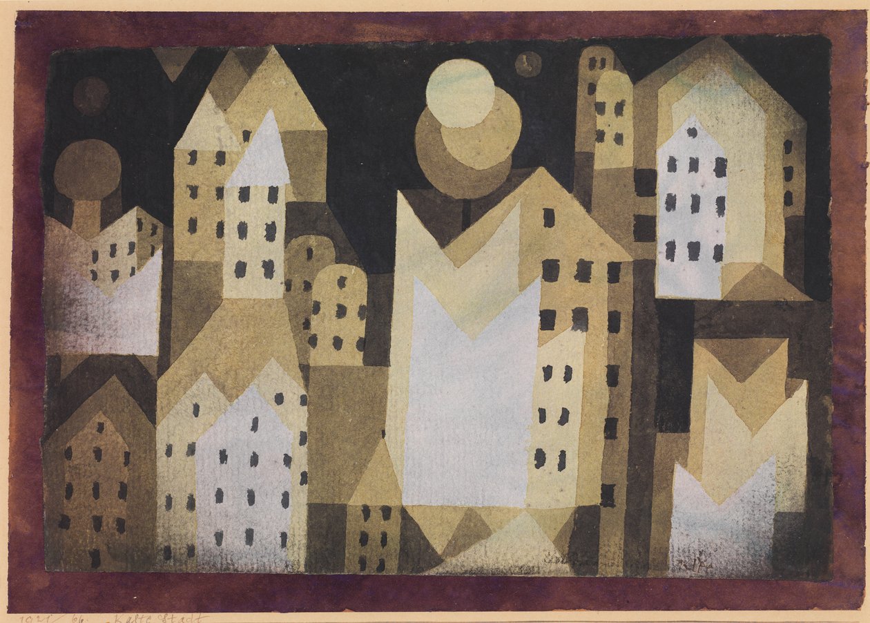 Studené město od Paul Klee