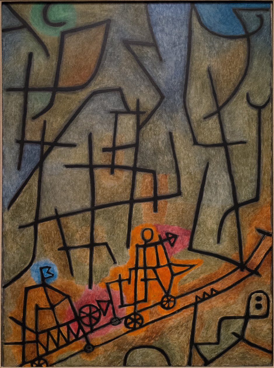 Dobytí hory. od Paul Klee