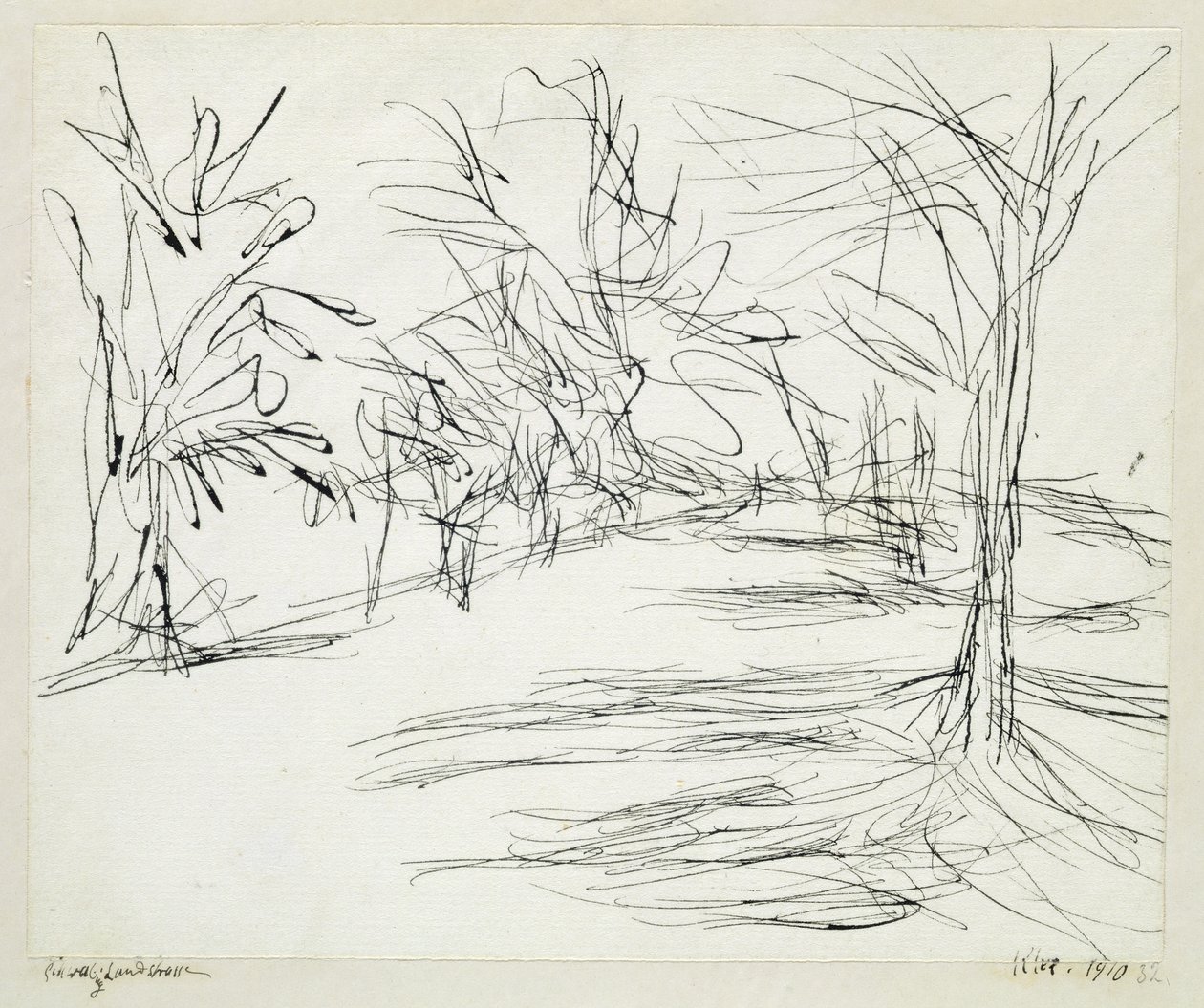 Venkovská cesta do Schwaingu od Paul Klee