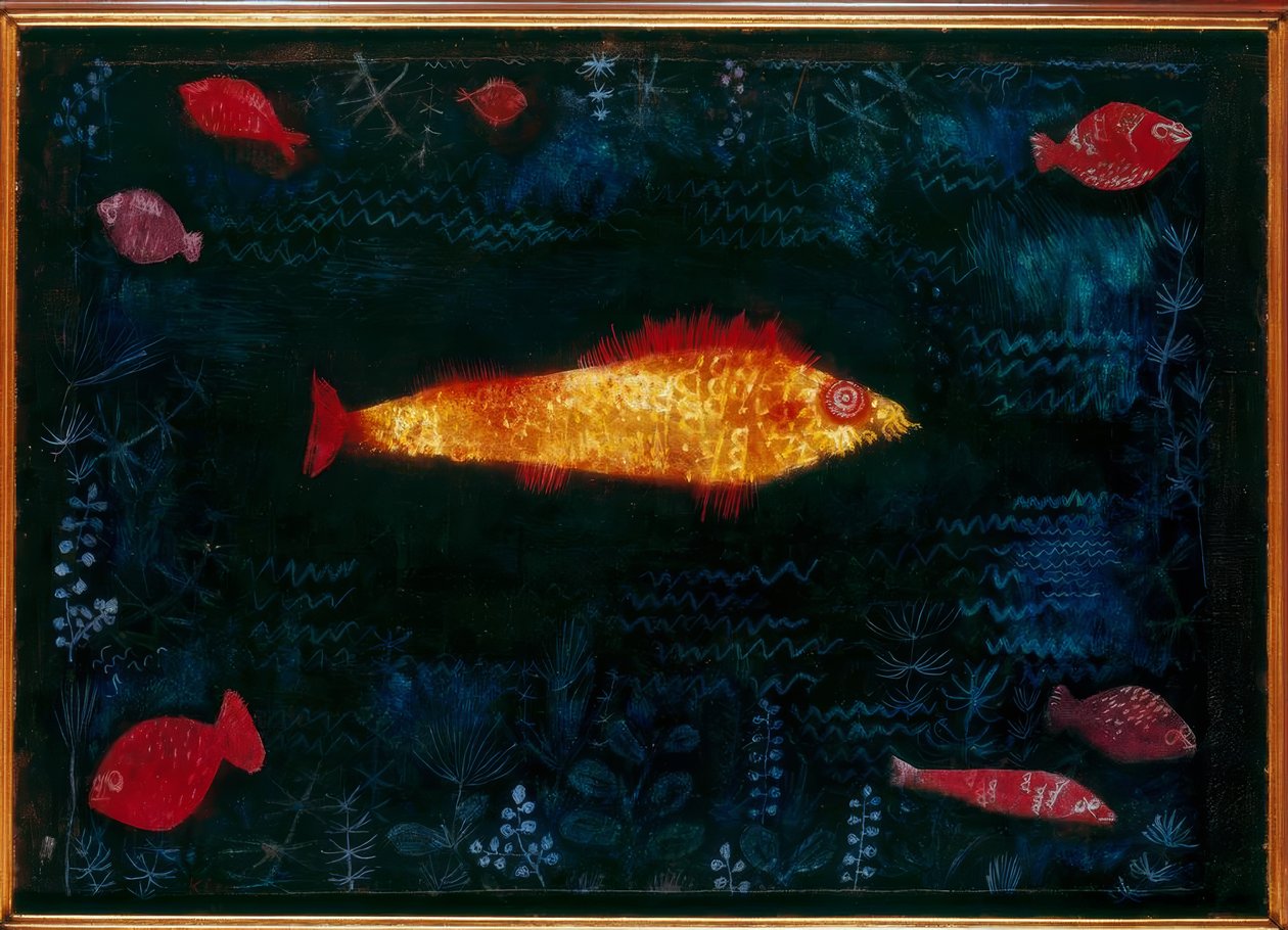 Zlatá rybka od Paul Klee