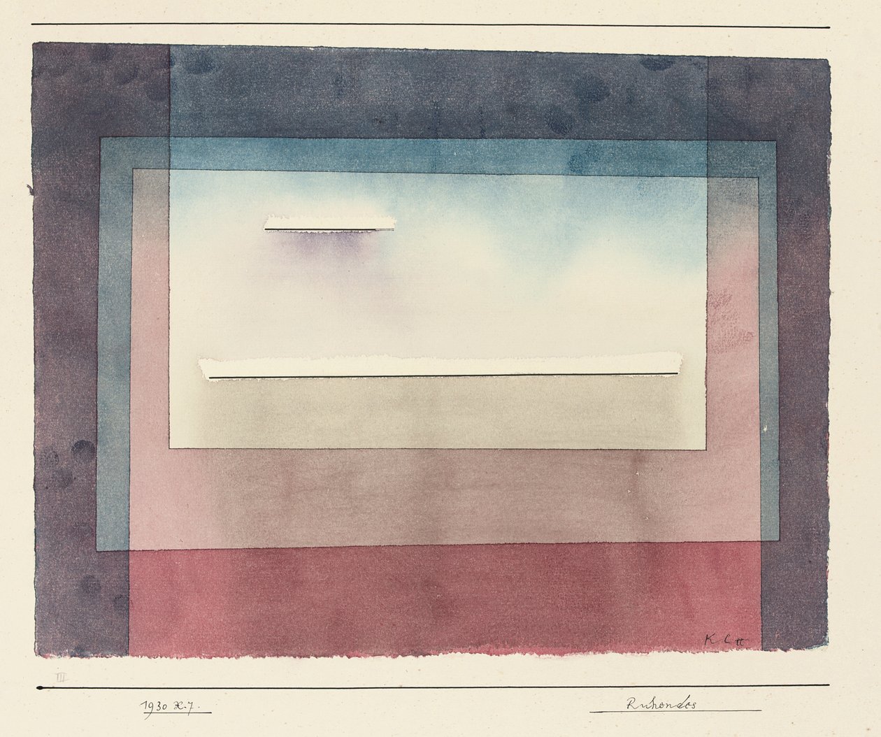 Spící, 1930 od Paul Klee