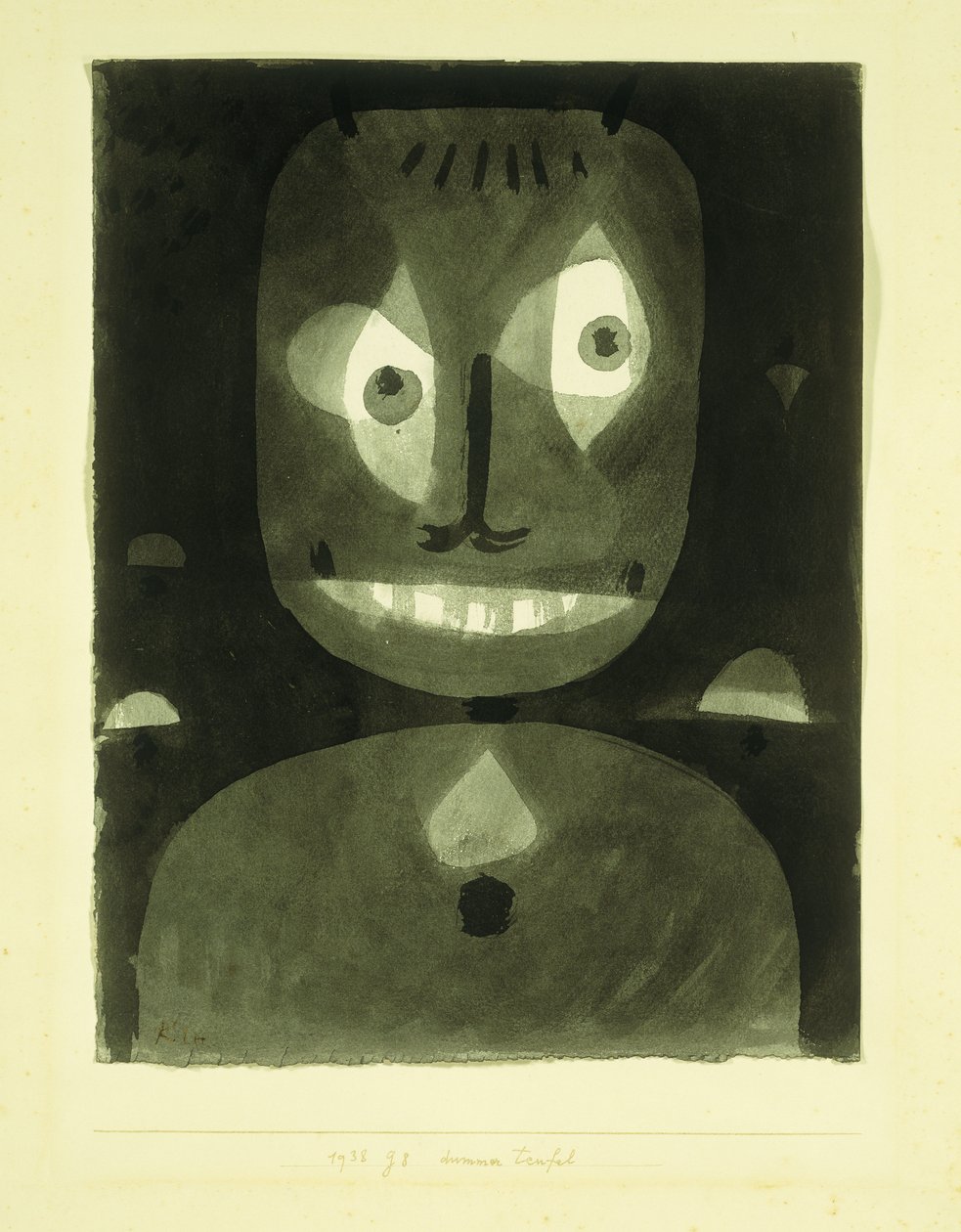 hloupý ďábel od Paul Klee