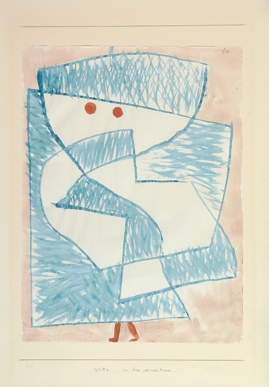 Dítě jde domů od Paul Klee