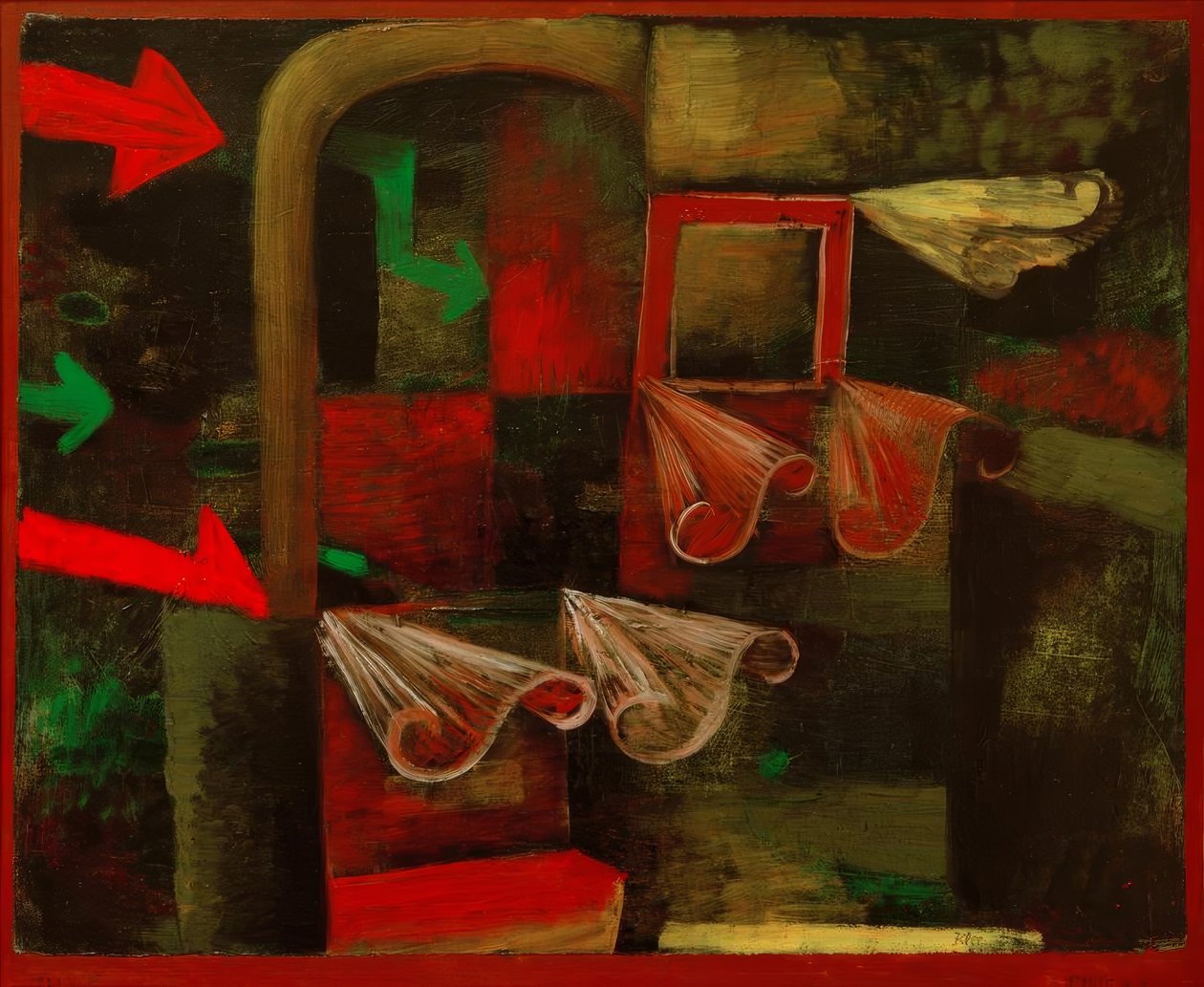 Ohnivý vítr od Paul Klee