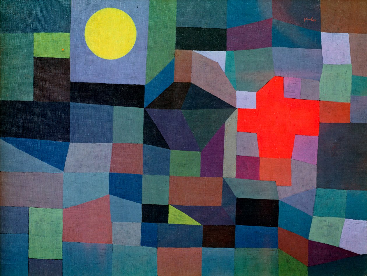 Oheň, úplněk od Paul Klee