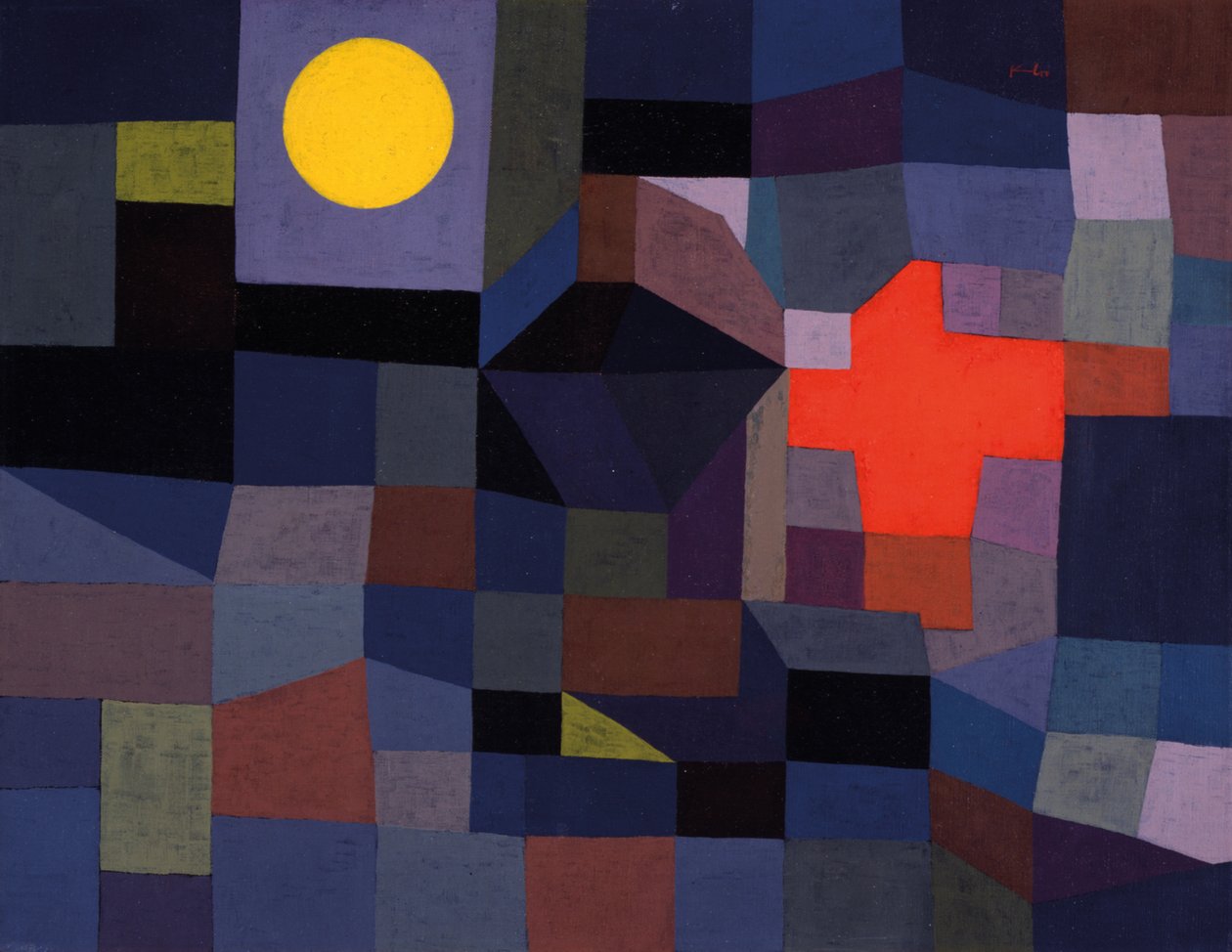 Oheň za úplňku od Paul Klee