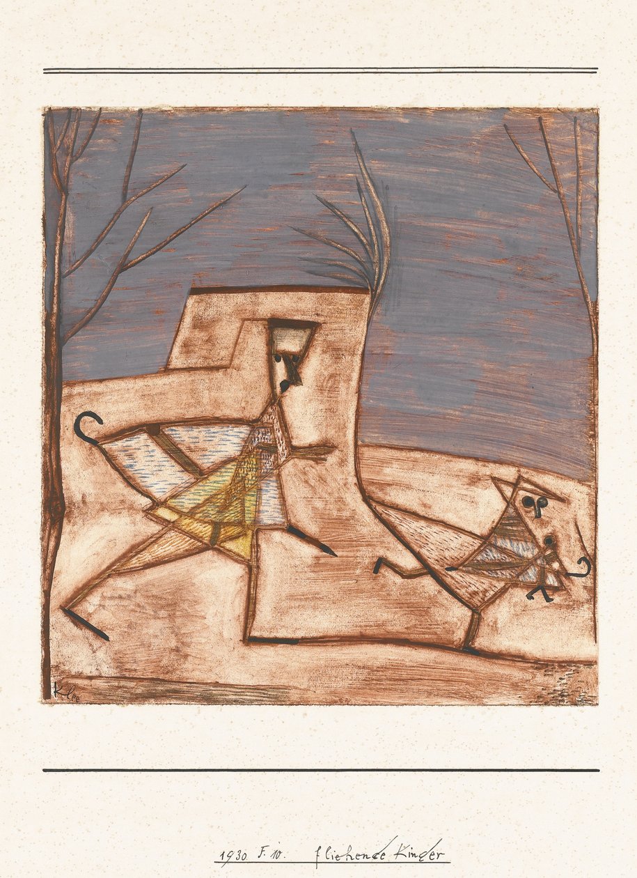 Děti na útěku Děti na útěku, 1930 od Paul Klee