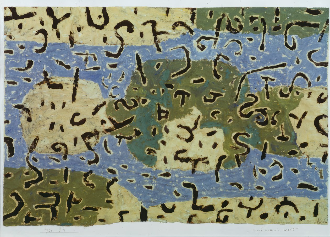 Lužní les od Paul Klee
