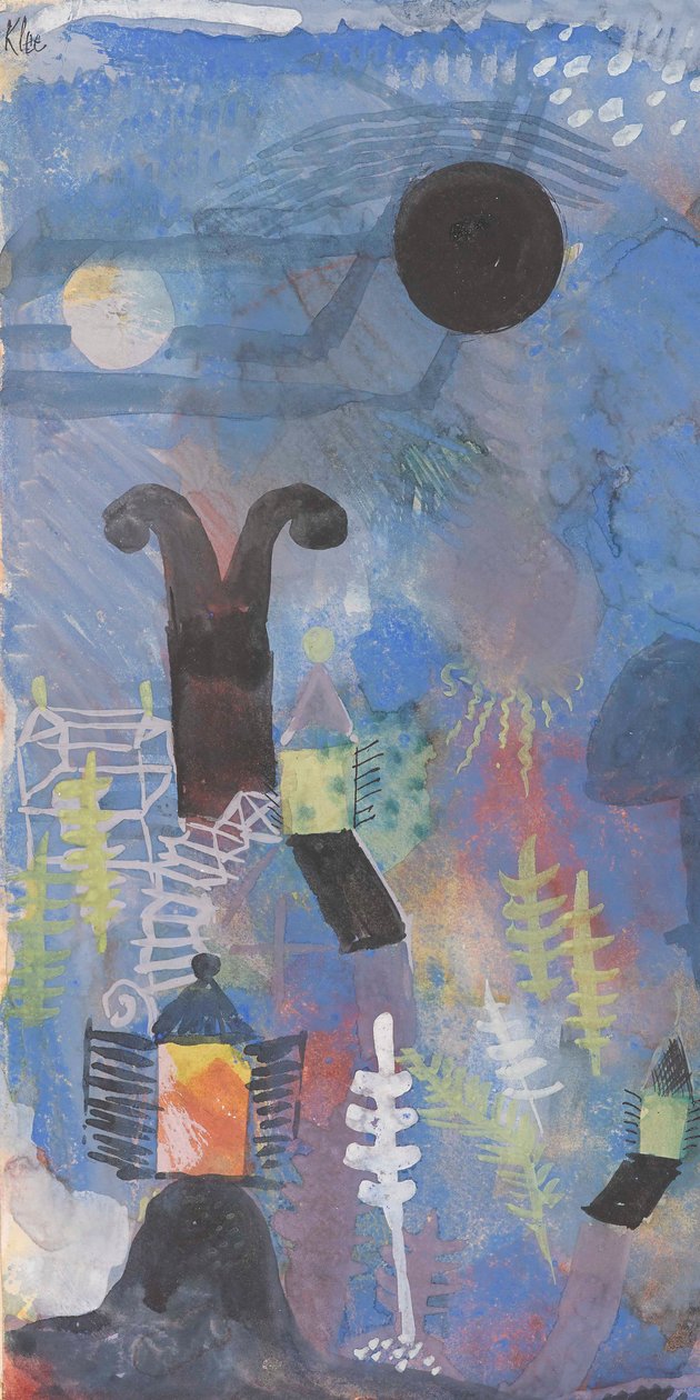 Zahrada, 1918. od Paul Klee