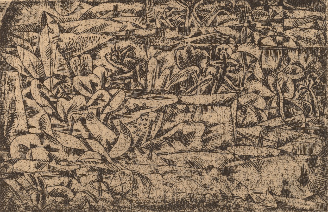 Zahrada vášně Zahrada vášně, 1913. od Paul Klee