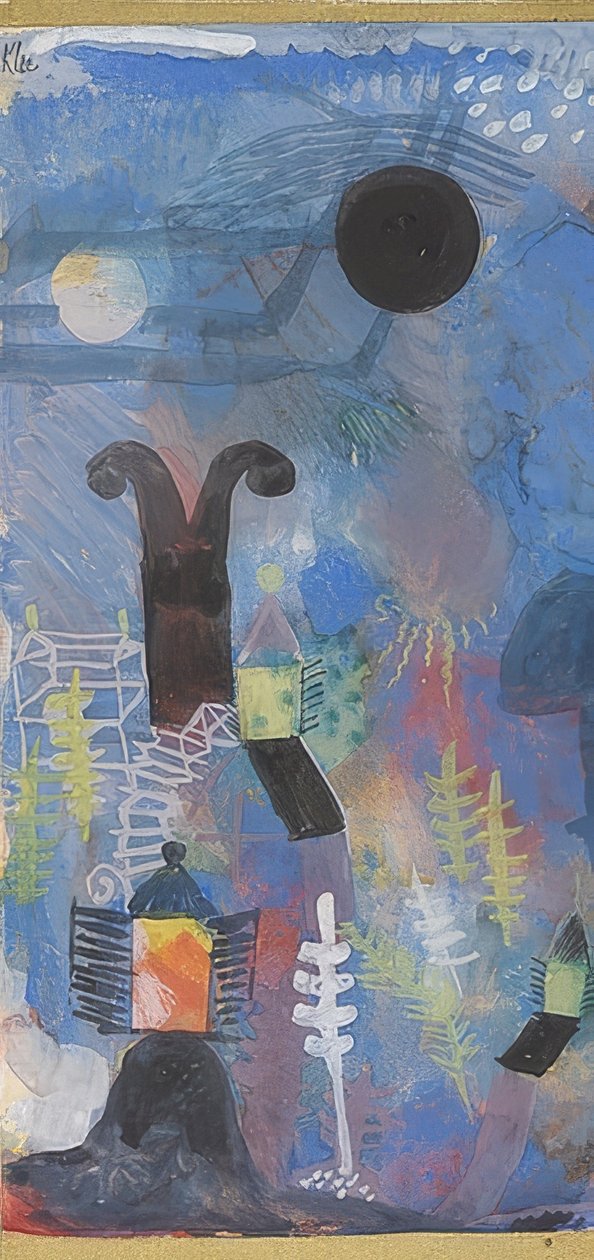 Zahrada. 1918 od Paul Klee