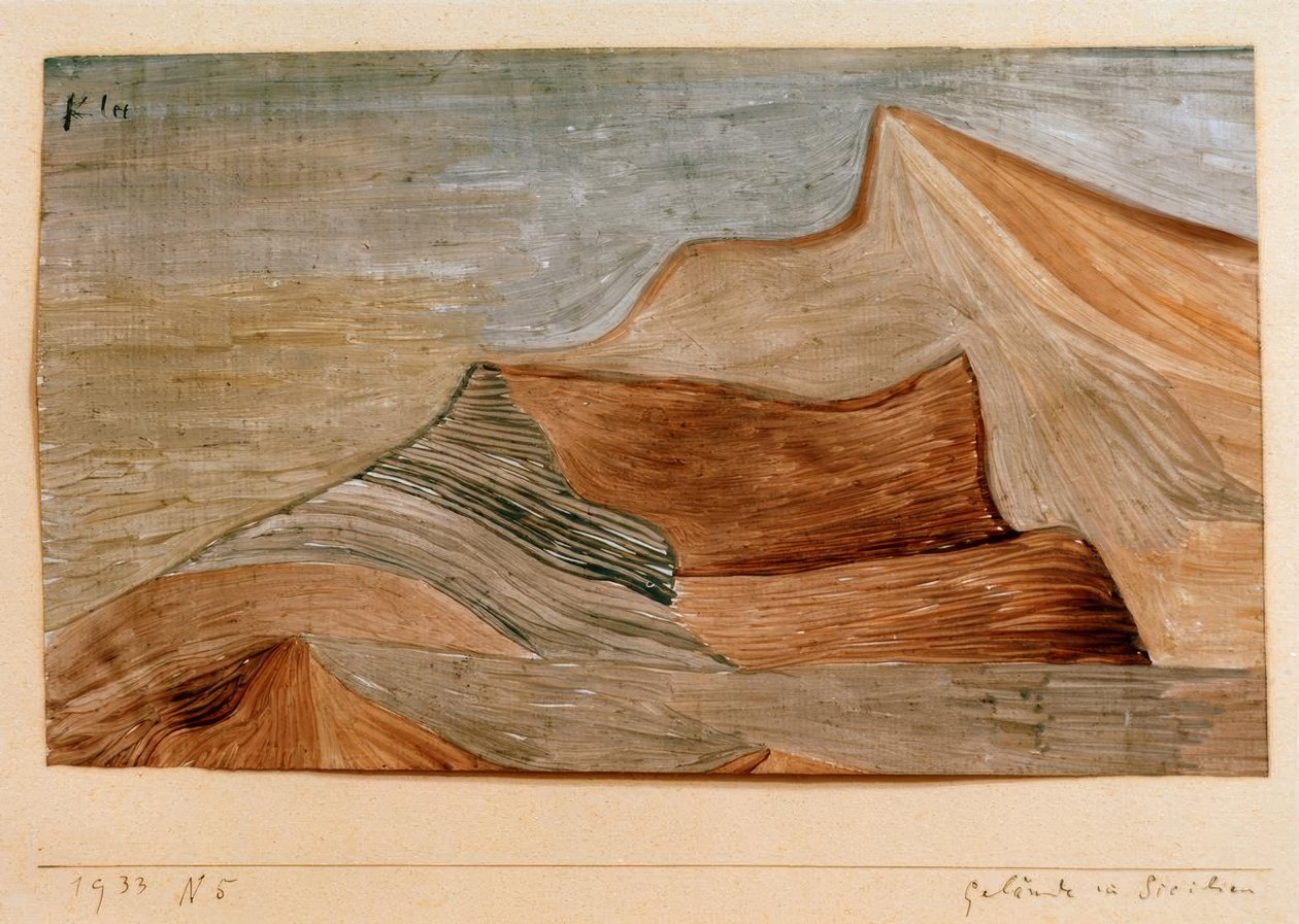 Terén na jihu od Paul Klee