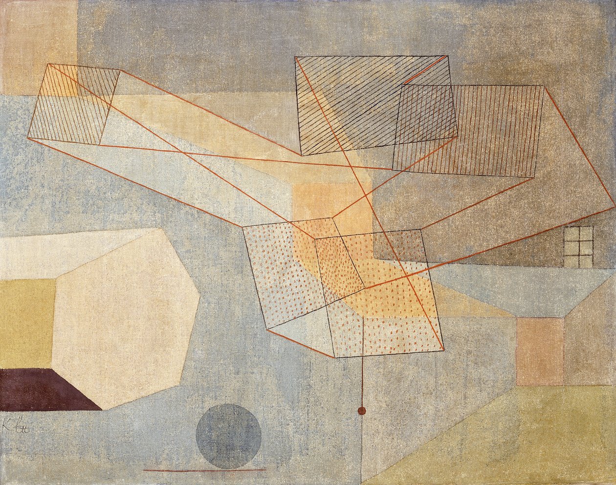 klouzání; posuvné od Paul Klee
