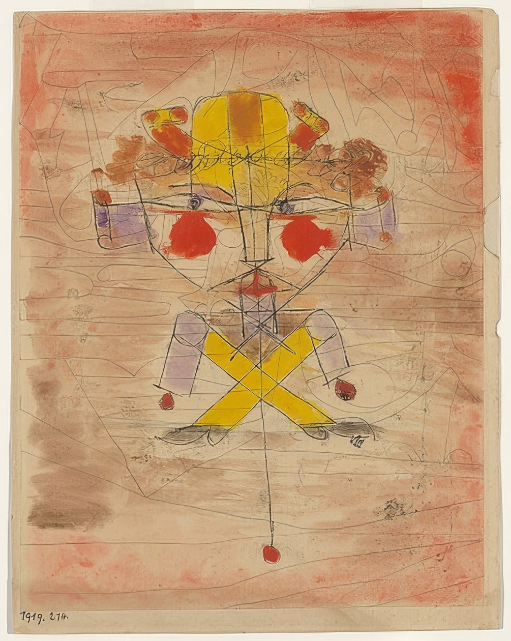 Hampelmann. 1919 od Paul Klee