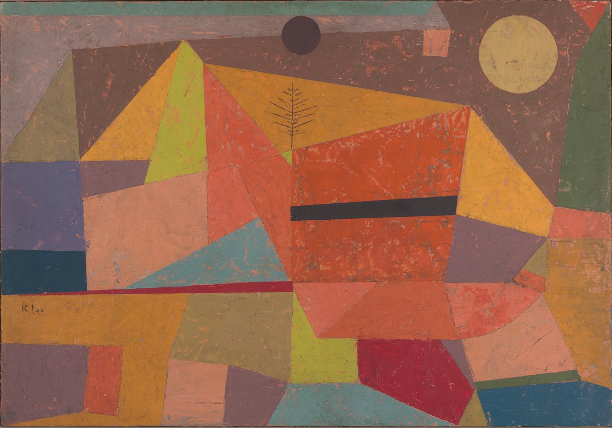 Radostná horská krajina od Paul Klee