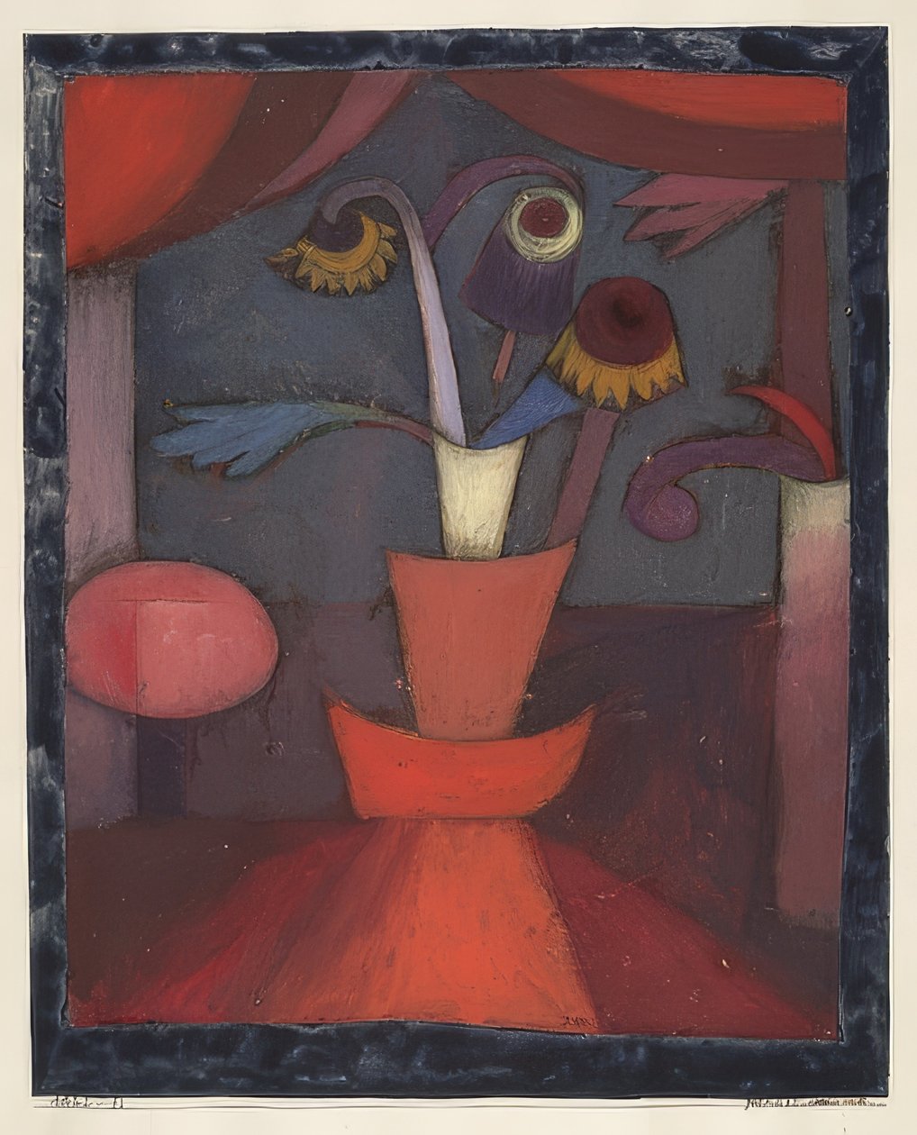 Podzimní květina. 1922 od Paul Klee