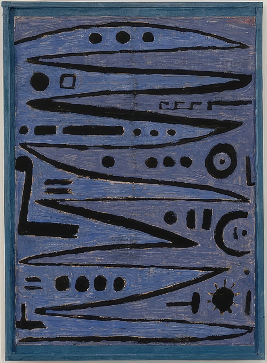Heroické úklony. 1938 od Paul Klee