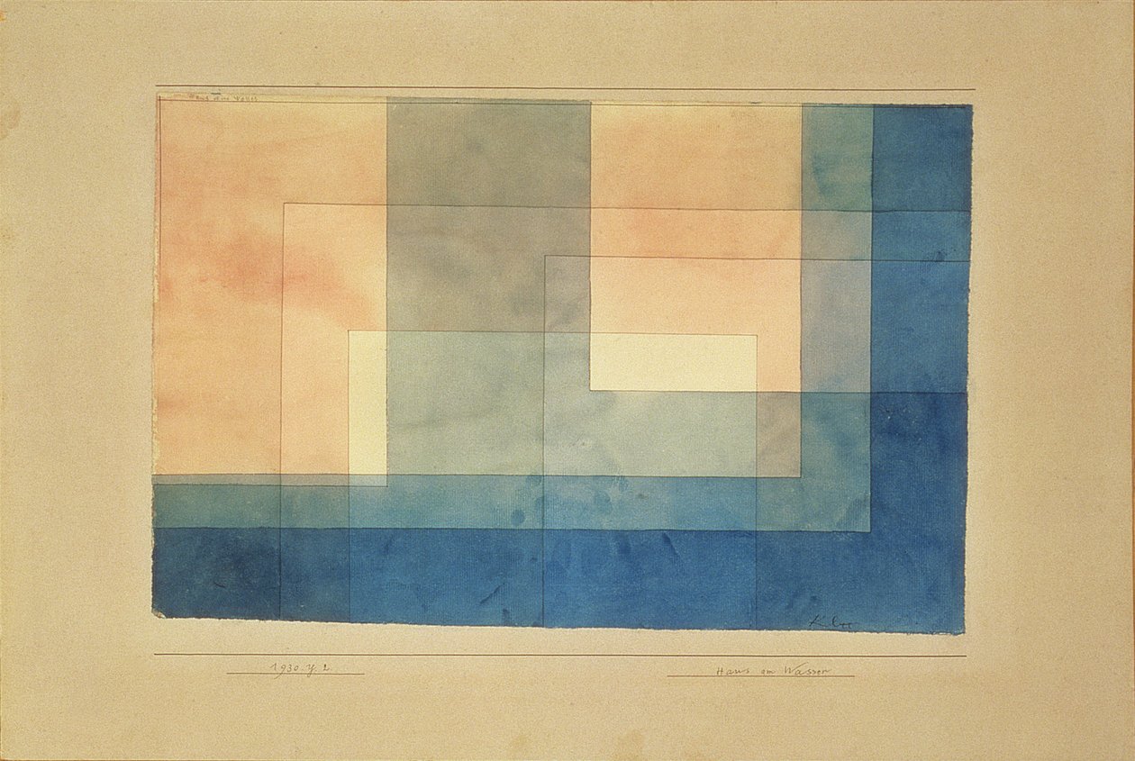 Dům na vodě od Paul Klee