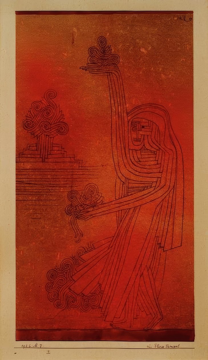 Im Flora Tempel od Paul Klee