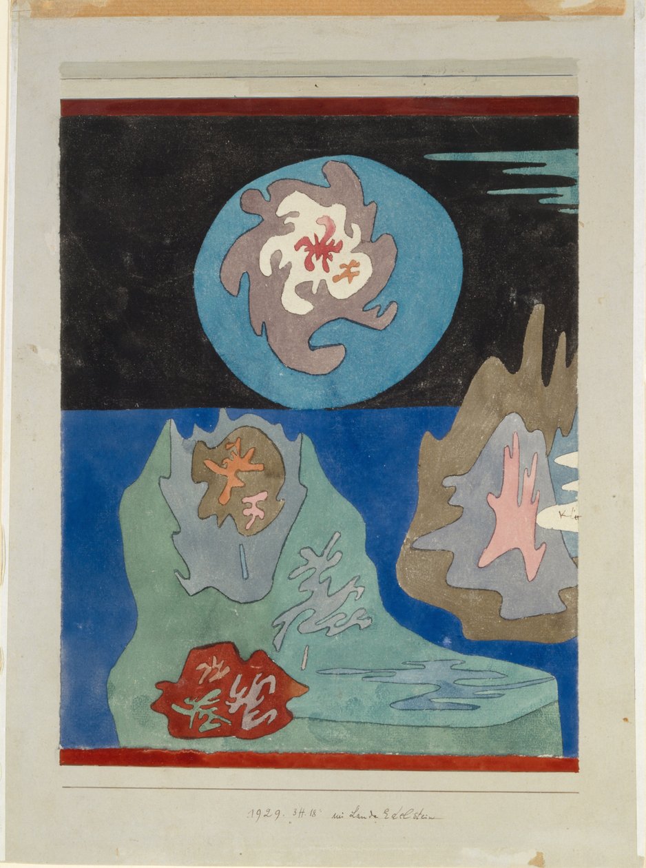 V zemi drahokamů, 1929. od Paul Klee
