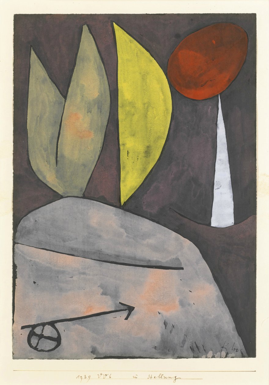 V pozici. od Paul Klee