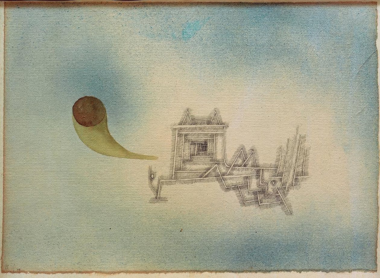 Jagdpavillon od Paul Klee