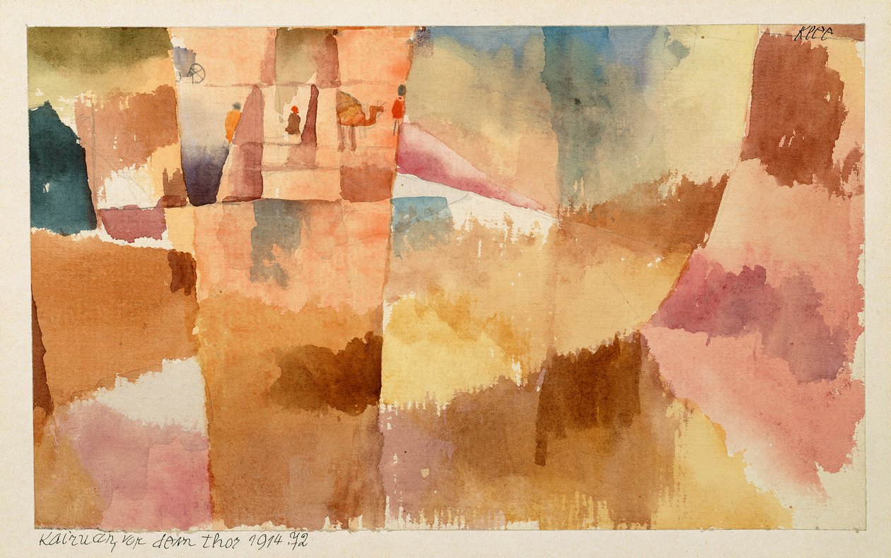 Kairouan, Před branami. od Paul Klee