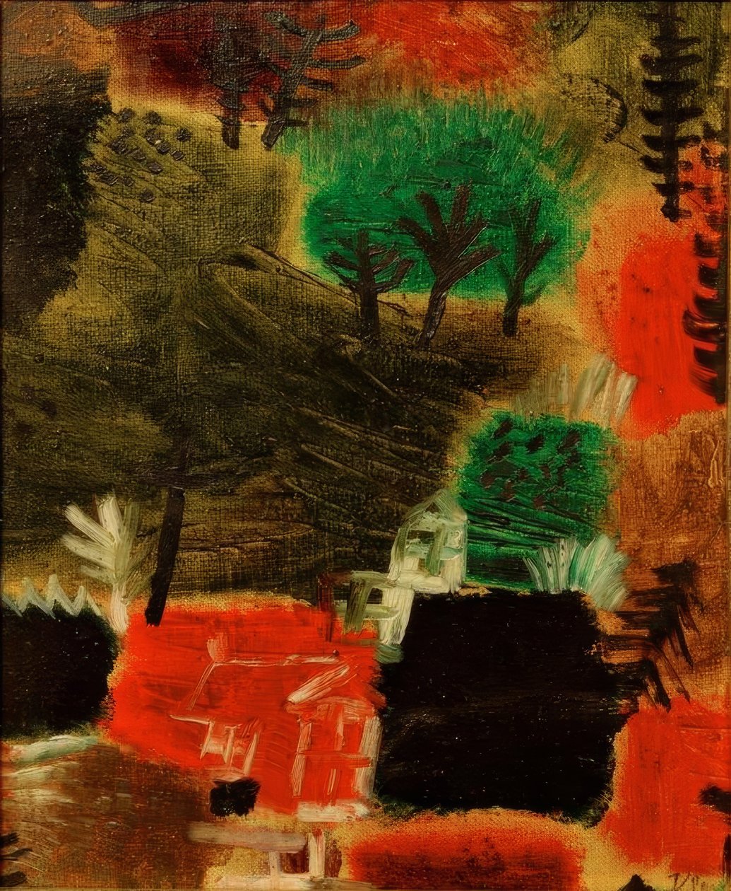 Malá krajina od Paul Klee