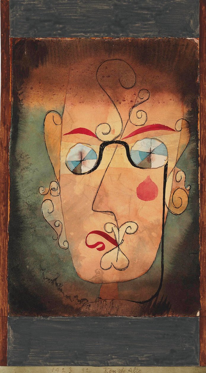 Divná stará komická stařena, 1923. od Paul Klee