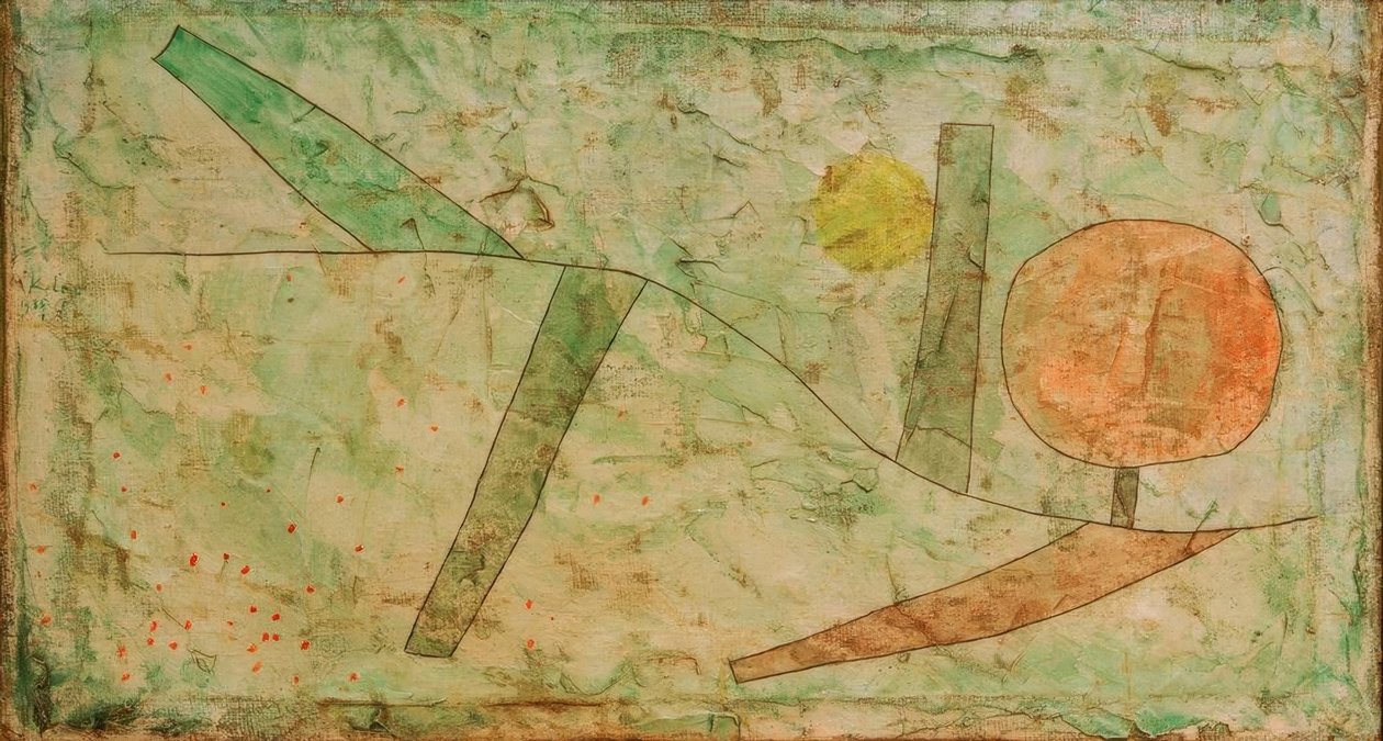 Krajina na začátku od Paul Klee