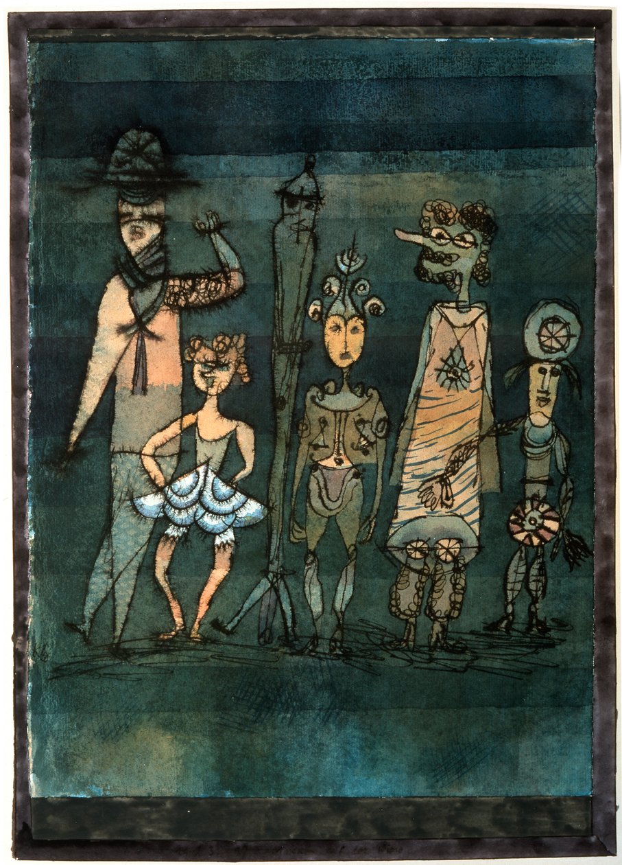 Masky, 1923. od Paul Klee