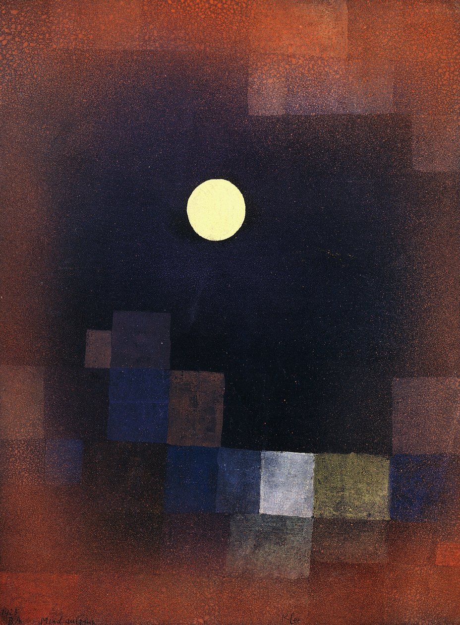 Východ měsíce; Mondaufgang od Paul Klee