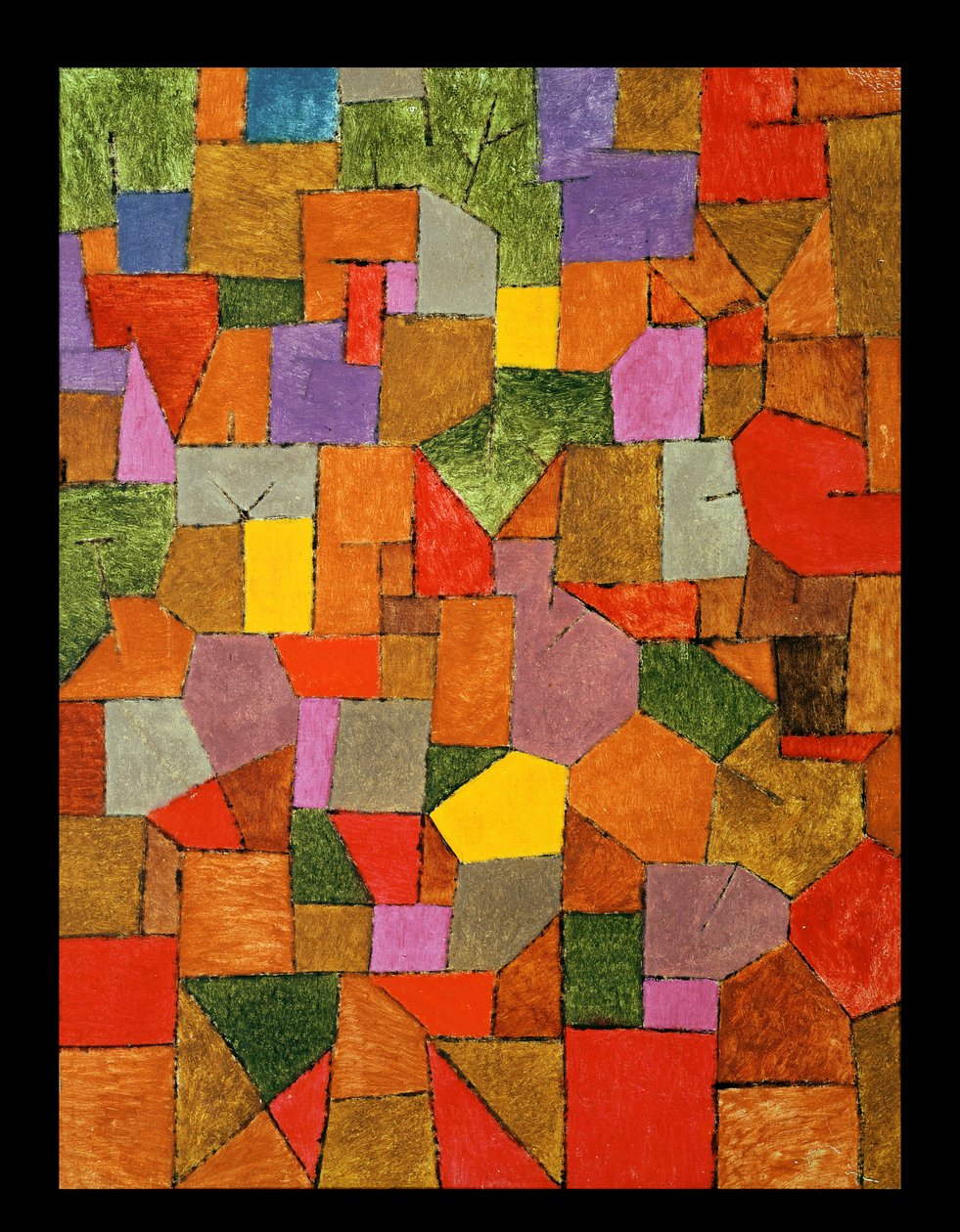 Horská vesnice (podzim) 1934 od Paul Klee