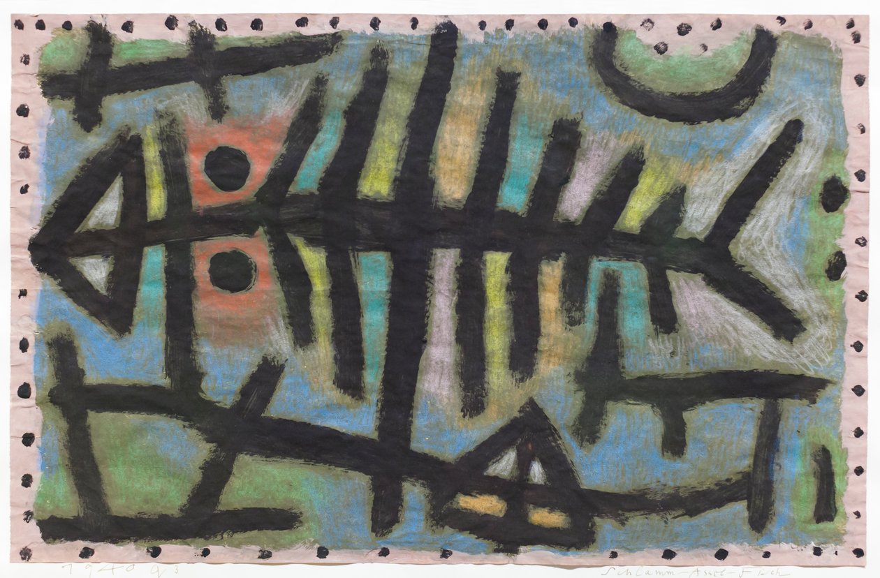 Všivec bahenní (Schlamm Assel Fisch) od Paul Klee