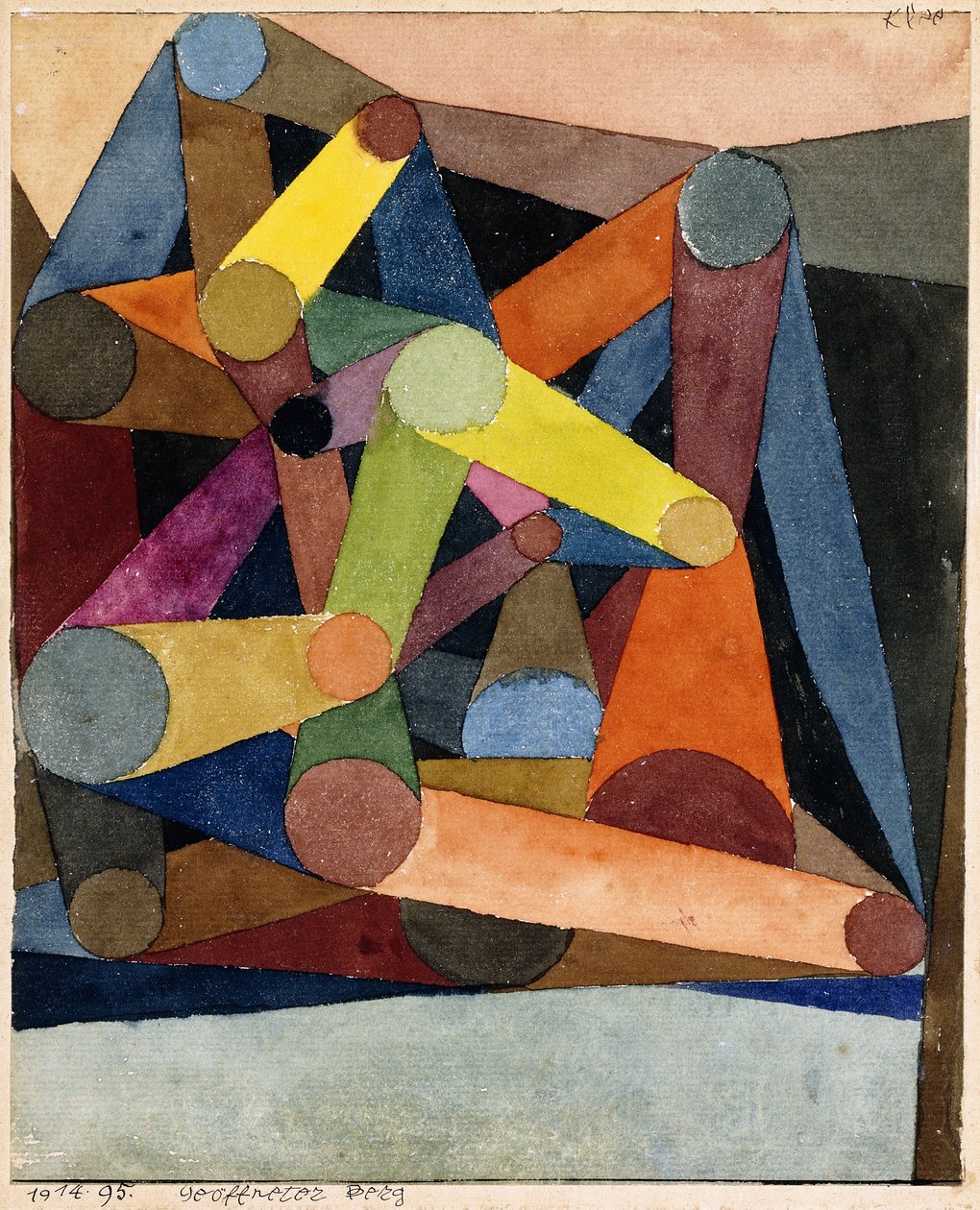 Otevřená hora od Paul Klee