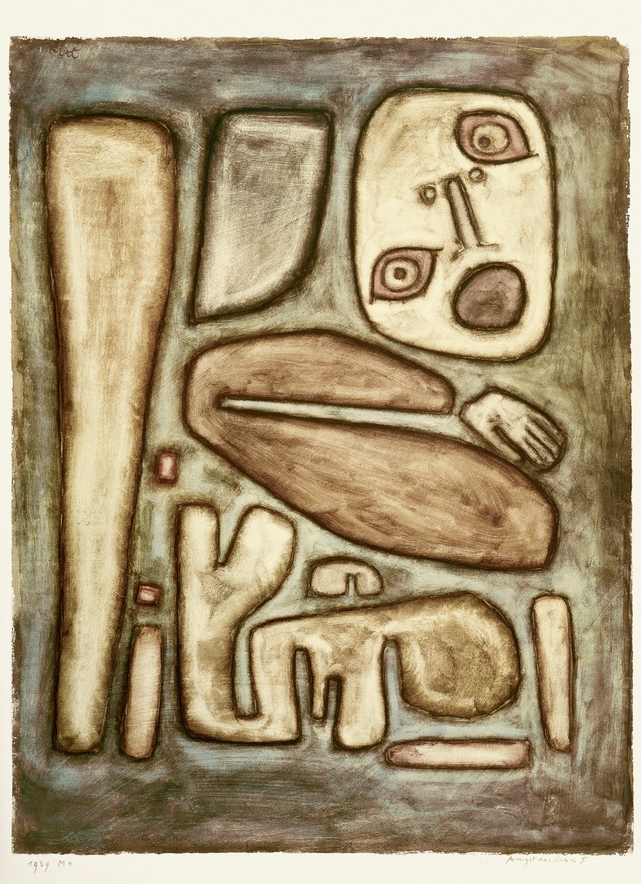 Vypuknutí strachu III, 1939. od Paul Klee