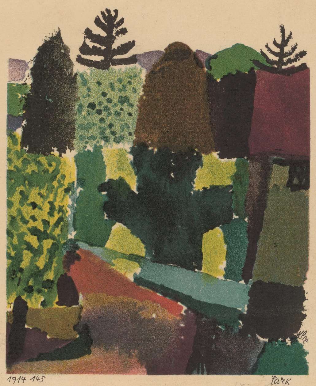 Park, 1920. od Paul Klee