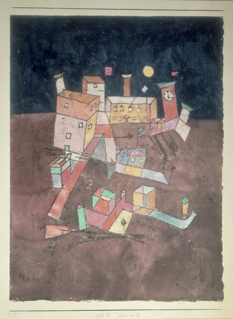 Část G od Paul Klee