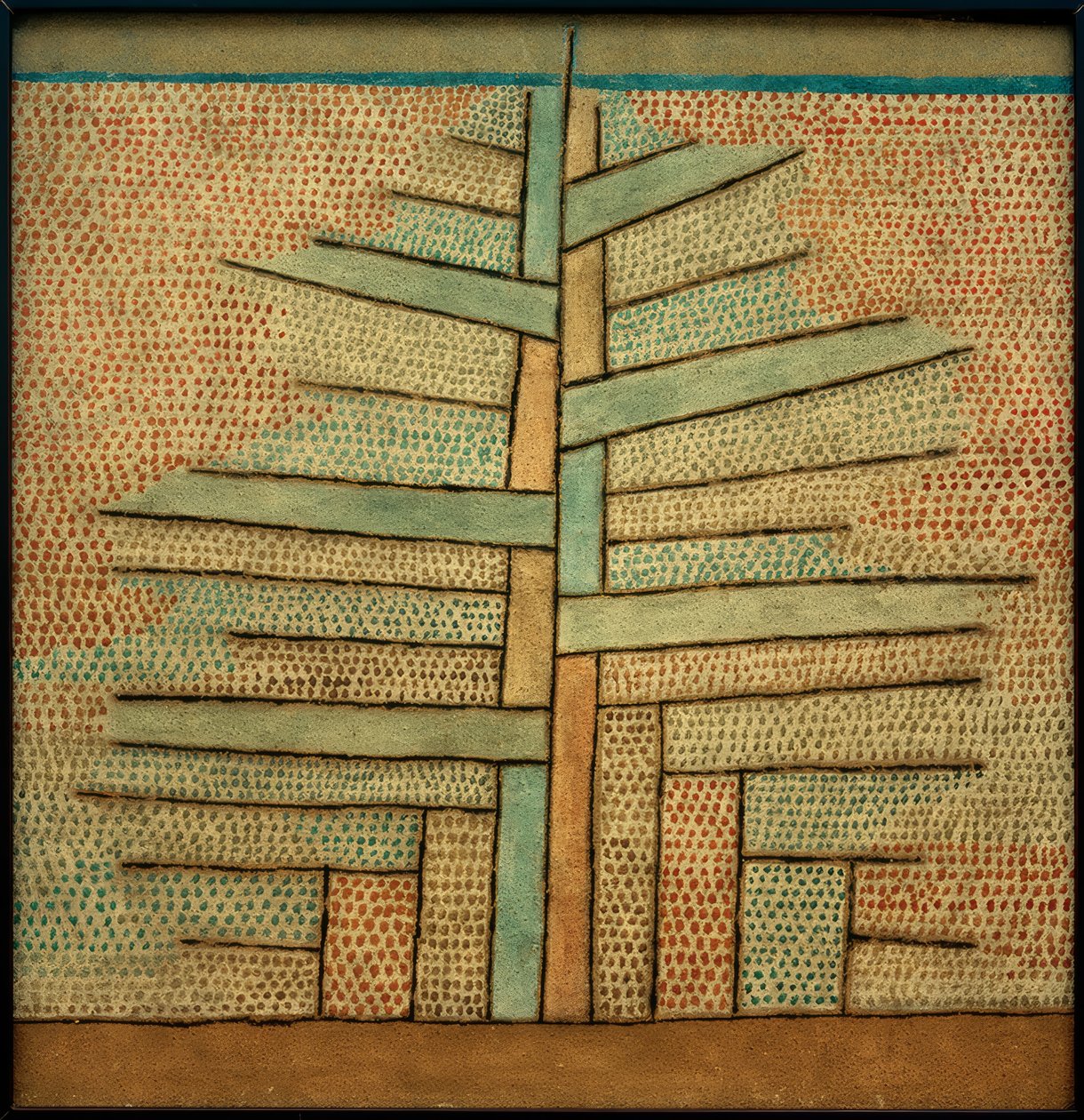 Paul Klee, borovice / malba, 1932 od Paul Klee
