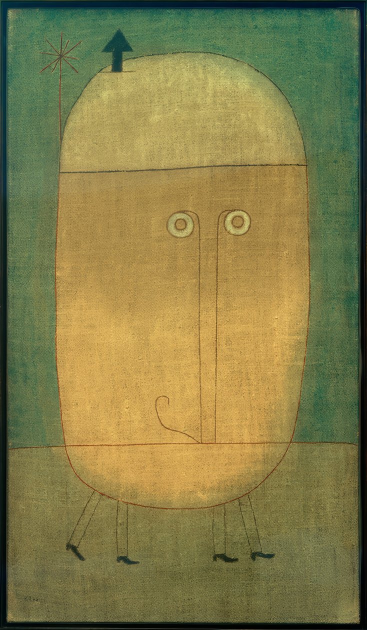Paul Klee, Maska strachu / Malba, 1932 od Paul Klee