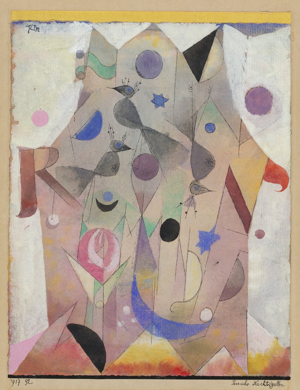 Perští slavíci (Perští slavíci) od Paul Klee