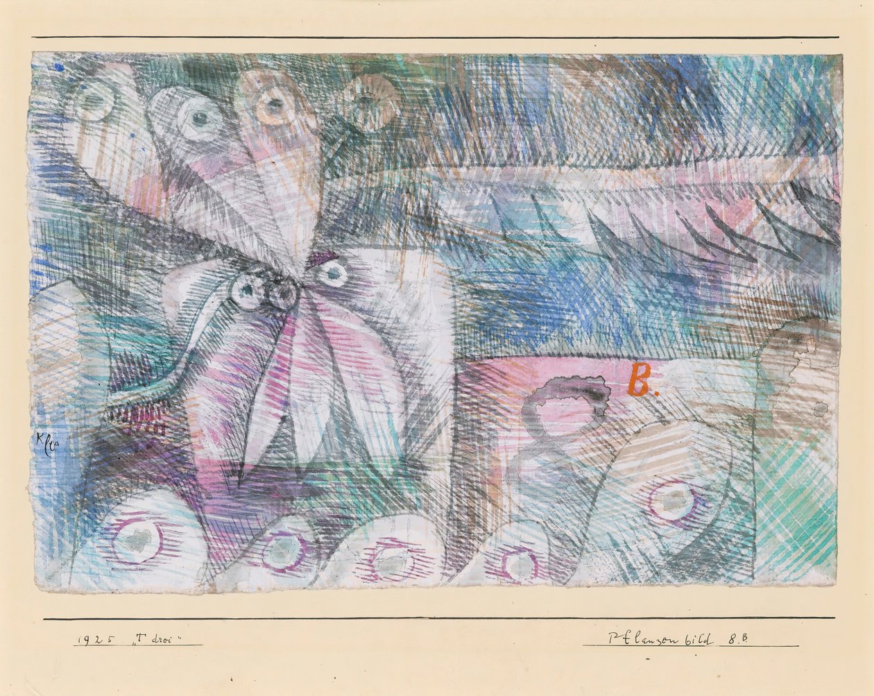 Rostliny obr. 8.B., 1925. od Paul Klee