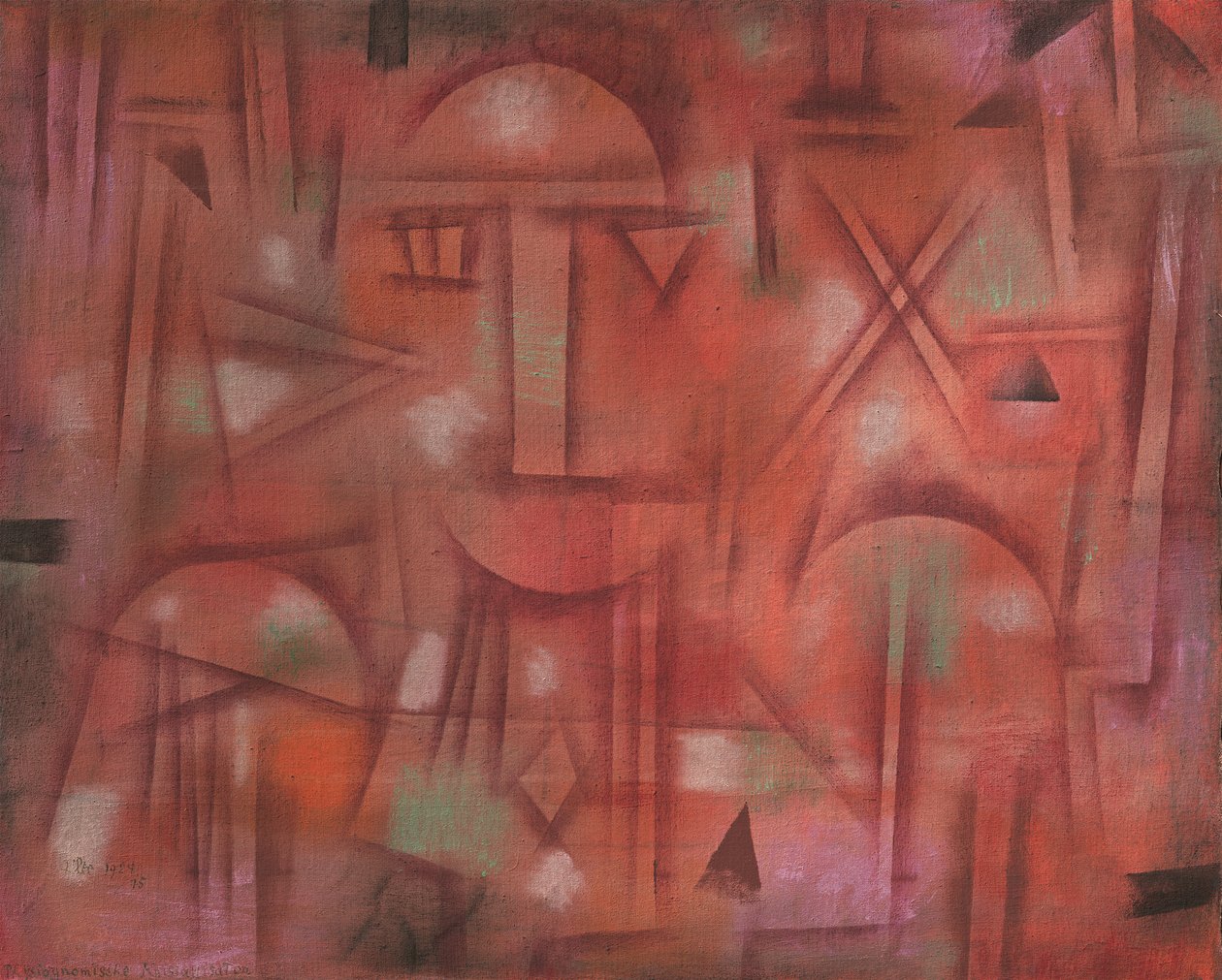 Fyziognomická krystalizace, 1924. od Paul Klee